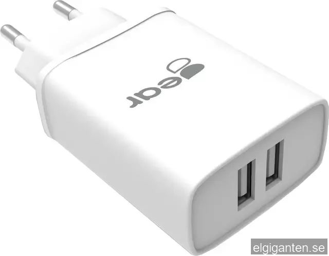 Gear 220V dubbel väggladdare 665081