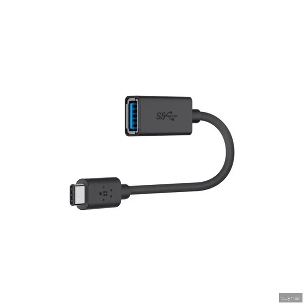 Belkin USB adapter USB-C till USB-A (svart)
