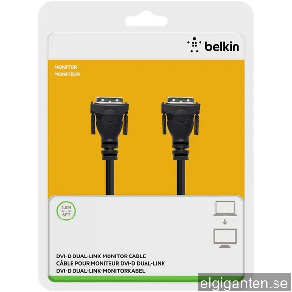 Belkin DVI-D kabel (1,8 m)