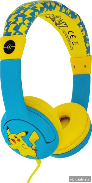 OTL Pokemon Pikachu on-ear hörlurar