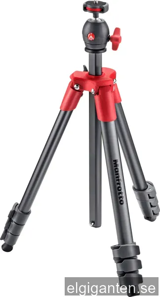 Manfrotto Compact Light Tripod (grå/röd)