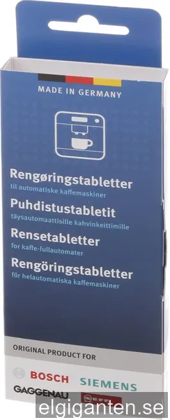 Bosch rengöringstablett för kaffebryggare BSH352746