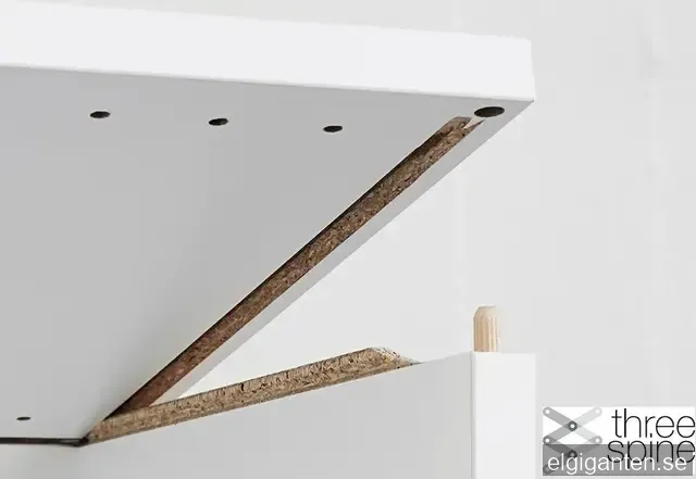 Epoq Click White inbyggt högt skåp 60x125