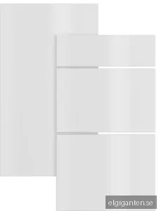Epoq Gloss White vitrinlucka till köket 40x70