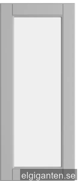 Epoq Heritage skåplucka i glas 30x70 till köket (ljusgrå)