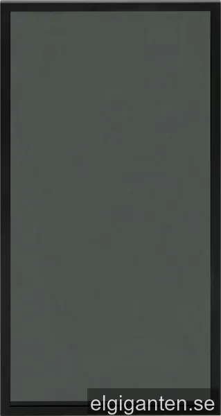 Epoq Vitrinlucka 30x70 cm aluminium black