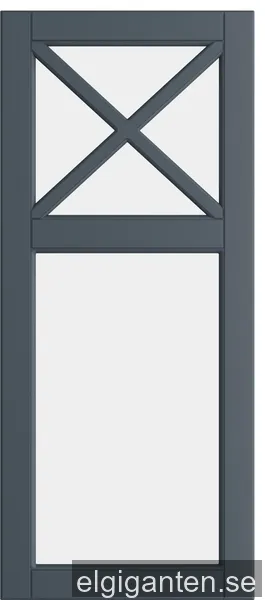 Epoq Heritage vitrinlucka mansion 40x92 till köket (blågrå)