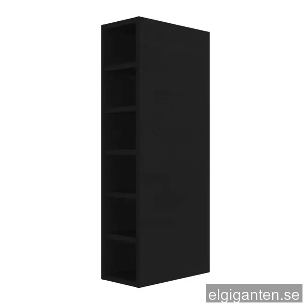 Epoq Edge Black Ash Vinskåp för köket 20x92