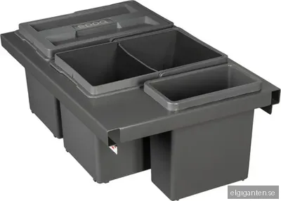 Epoq NPS slim avfallsbehållare 400 (dark grey)