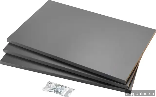 Epoq Hyllplan 30x35 graphite melamin 3 st