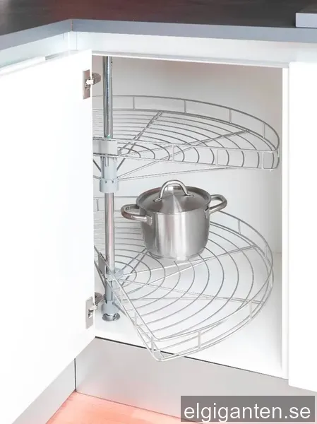 Epoq trådkarusell halvmåne 100 (krom)