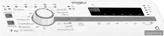 Whirlpool Tvättmaskin DST7000N (7kg)