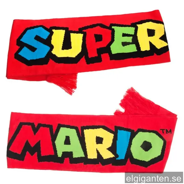 Halsduk Nintendo - Super Mario (röd)