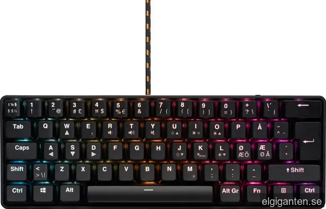 ADX kompakt RGB tangentbord membran för gaming