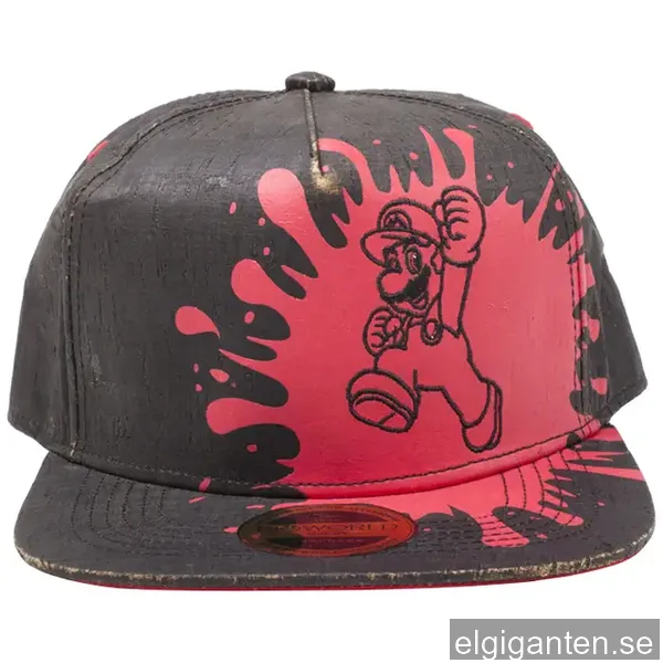 Nintendo - Mario keps (svart/röd)