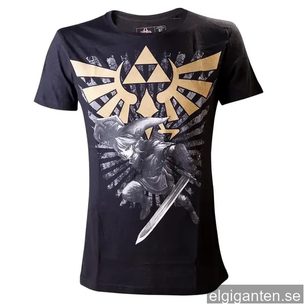 T-shirt The Legend of Zelda - Link svart (S)