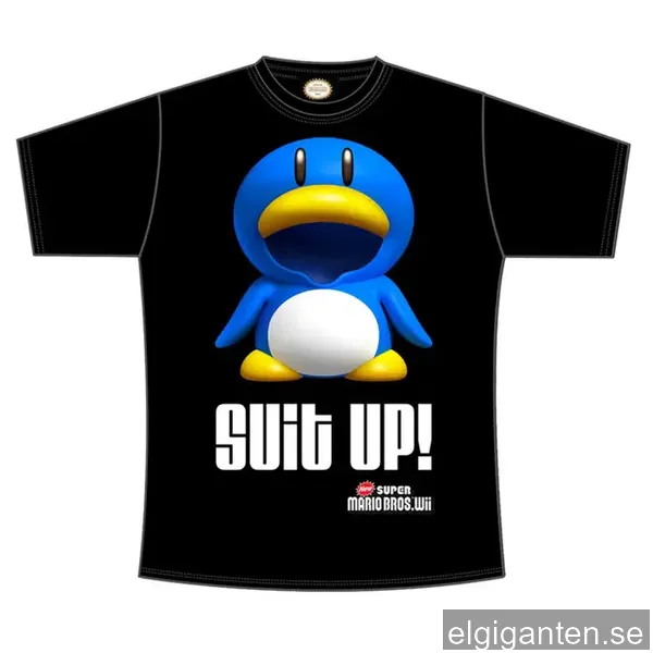 T-shirt Nintendo - SMB Suit Up tema svart (L)
