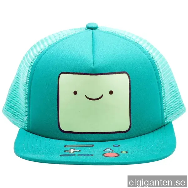Adventure Time - Beemo truckerkeps med snapback (blå)