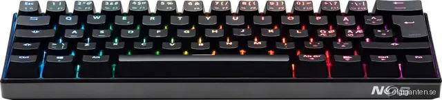 NOS C-450 Mini PRO gaming RGB tangentbord (svart)