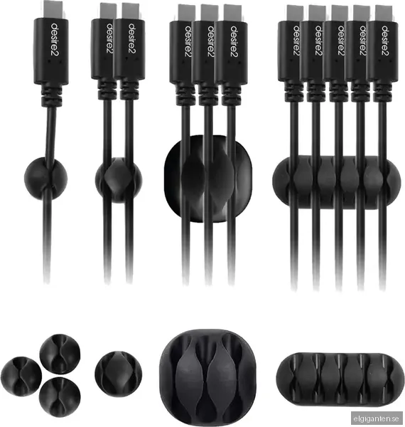 Desire2 Tidy Cable 10 Black