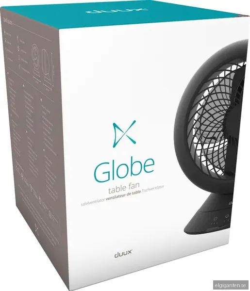 Duux Globe skrivbordsfläkt DXCF07 (svart)