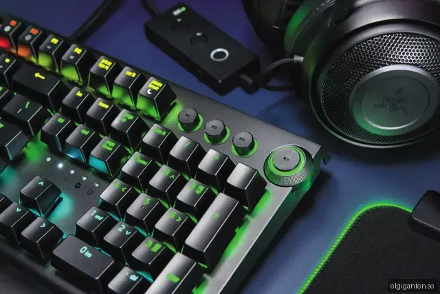 Razer BlackWidow Elite tangentbord för gaming (gröna switchar)