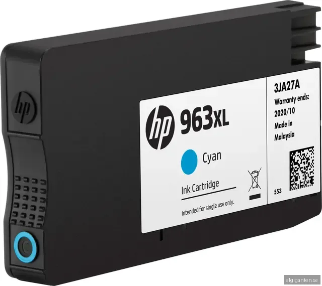 HP 963 XL cyan högkapacitets bläckpatron