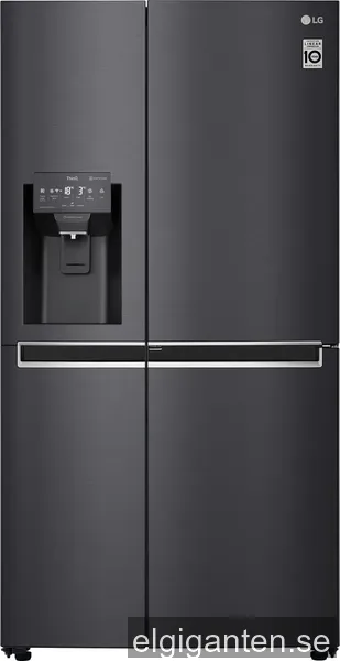 LG kylskåp/frys GSJ961MCCZ (svart)