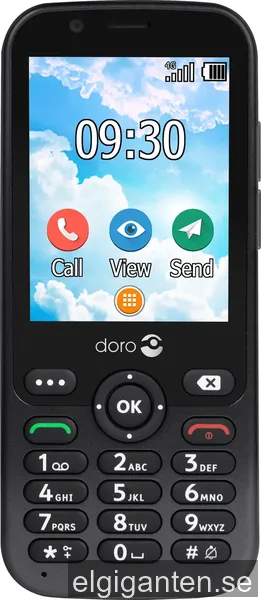 Doro 7011 mobiltelefon (grafit)