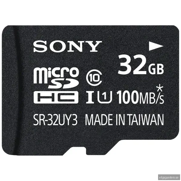 Sony Micro SD Minneskort 32 GB + adapter