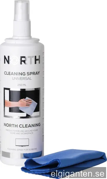 NORTH Cleaning Kit for TV Fluid 250ml and Cleaning Cloth