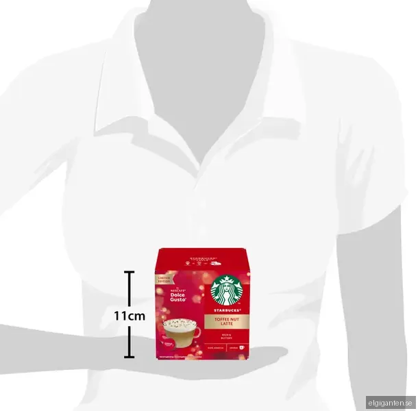 Starbucks Toffee Nut Latte från NESCAFÉ Dolce Gusto kaffekapslar (12 st)