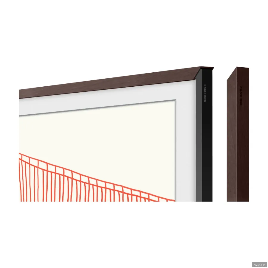 Samsung The Frame 75" ram (2021-2024, brun)