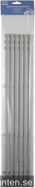 Nordic Quality Ventilationsgaller för kyl frys (krom)