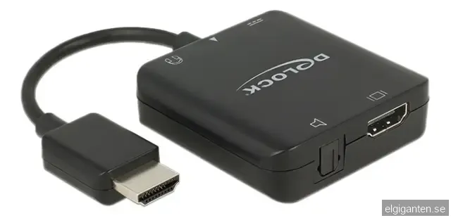 DeLOCK 4K compact - HDMI audio signal extractor