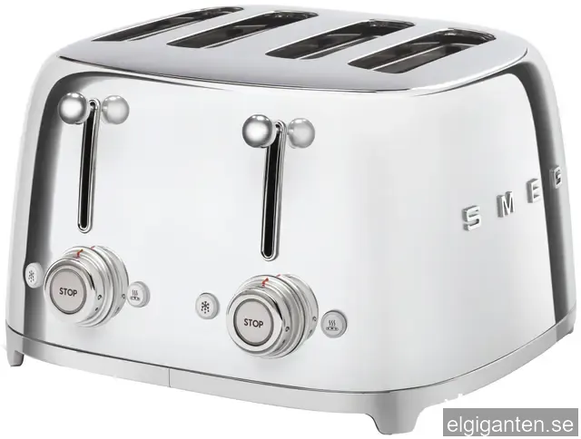 Smeg 50’s Style brödrost TSF03SSEU (krom)
