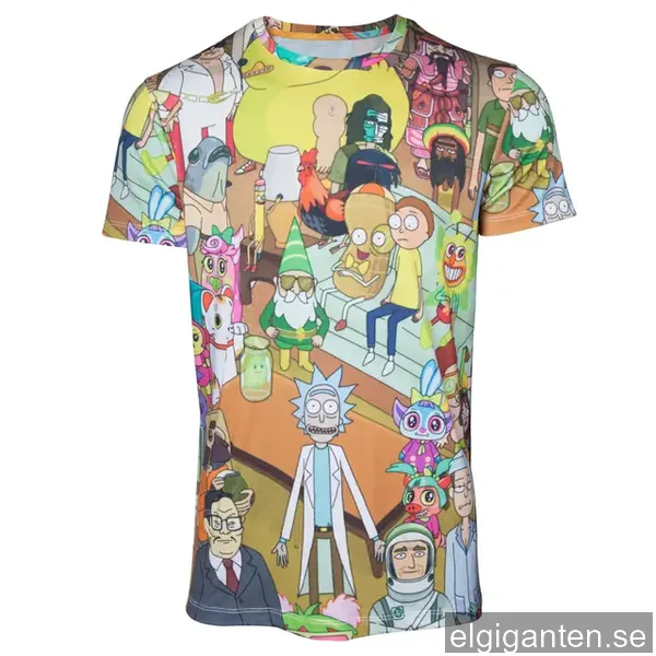 T-shirt Rick & Morty - Printed allover (S)