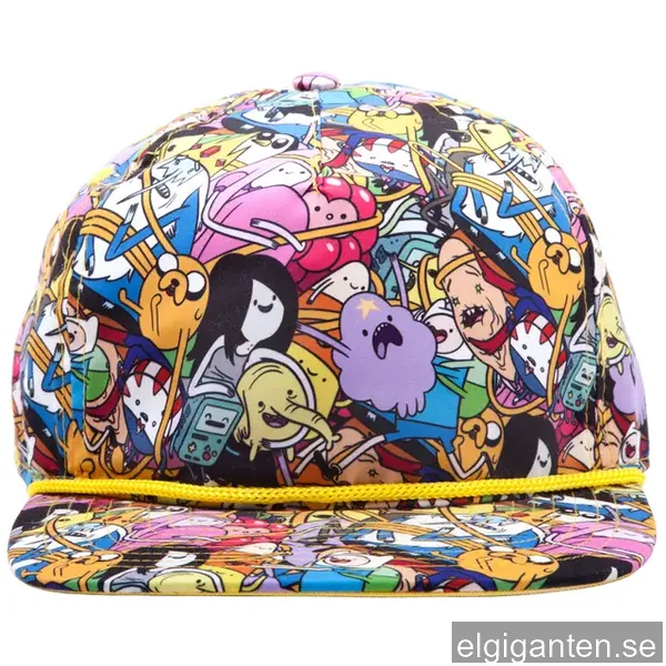 Adventure Time keps snapback (flerfärgad)