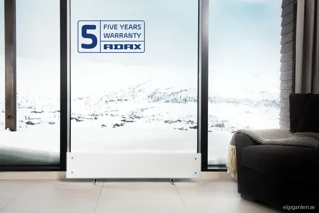 Adax Clea element med WiFi L 08 (vit)