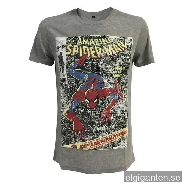 T-shirt Marvel - The Amazing Spiderman grå (XXL)