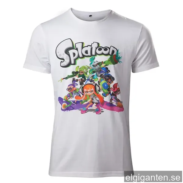 T-Shirt Nintendo - Splatoon vit (M)