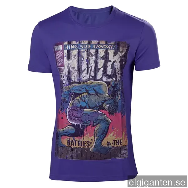 T-shirt Marvel - Hulken lila (L)