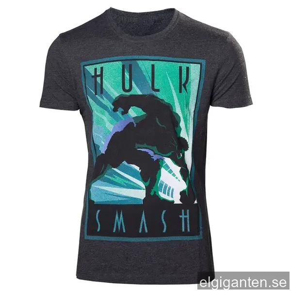 T-shirt Marvel - Hulk Smash grå (L)