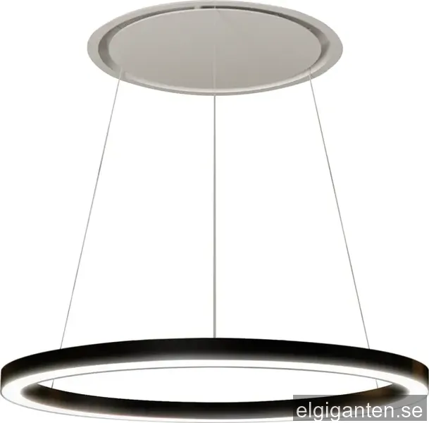 Witt Frihängande Köksfläkt HALOMATTBLACK (svart 75cm)