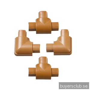 D-LINE Adapter Kit 16x8mm 4 Pieces Oak Colored