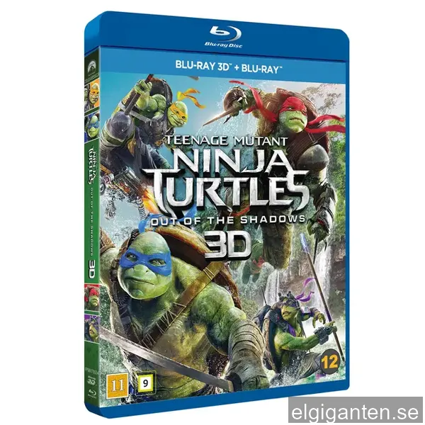 Ninja Turtles: Out of the Shadows (3D Blu-ray)