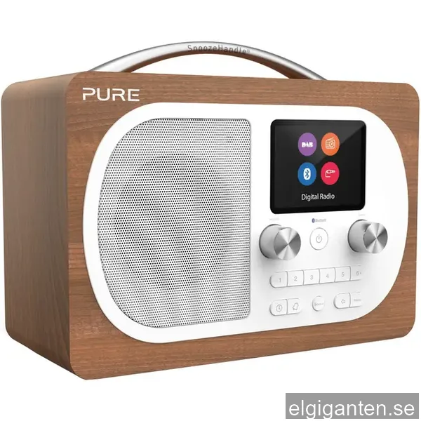 Pure Evoke H4 DAB+/FM-radio (valnöt)