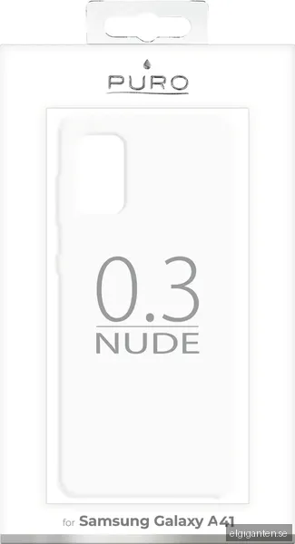 Puro 0.3 Nude Samsung Galaxy A41 fodral (transparent)
