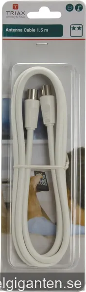 Triax antennkabel 1.5m (vit)