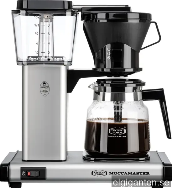 Moccamaster kaffebryggare HB741AOMS (matt silver)